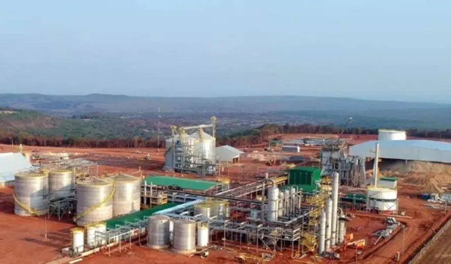 Planta industrial do agro