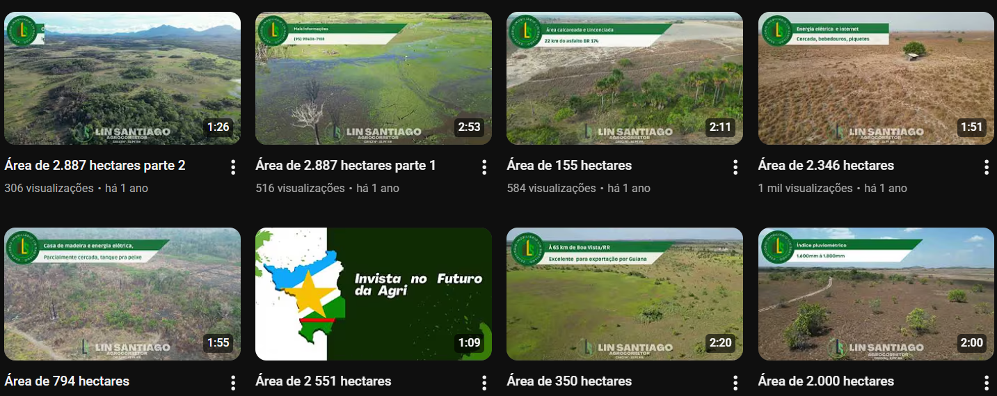 Thumb do canal com área de grande escala