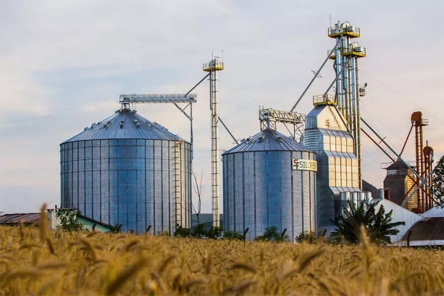 Silos de grãos